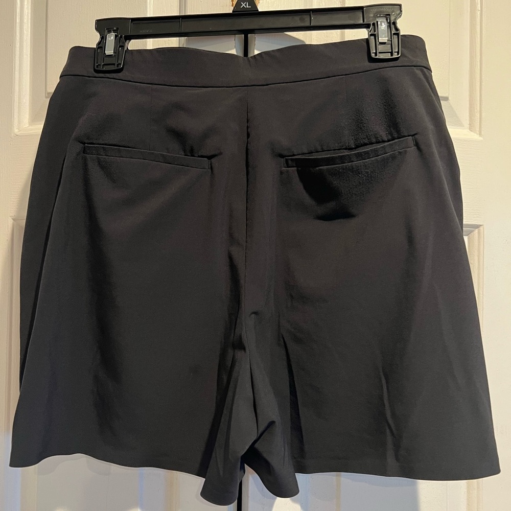 Athleta Wrap Front Skort / Solid Black With Zip P… - image 8
